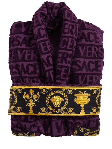 versace bathrobe price mens|Versace kimono robe.